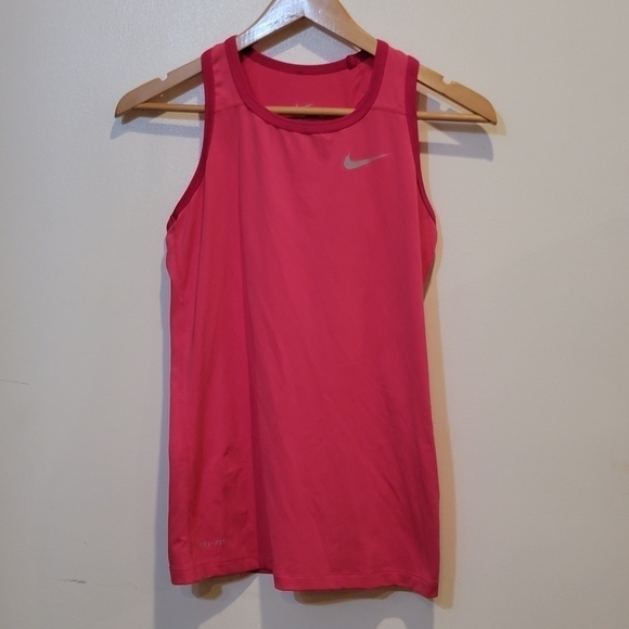 Nike Pro Dr Fit Fitted Racerback Workout Athletic Tank top Size Large - Picture 4 of 14